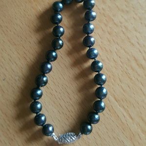 Kay Jewelers Black Pearl Bracelet